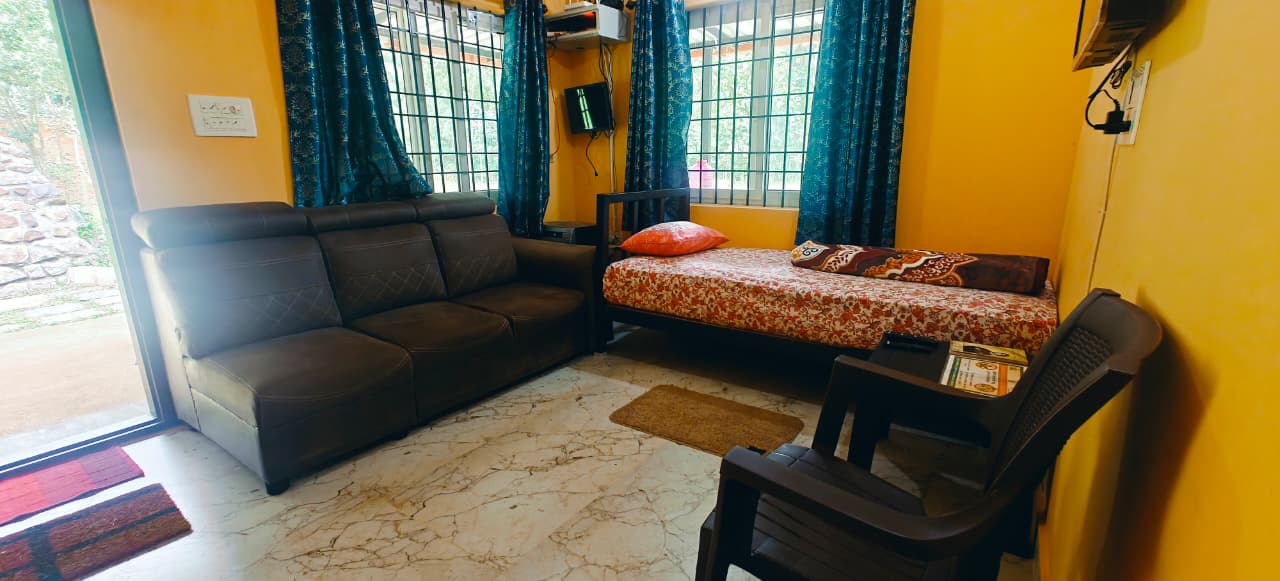 1 BHK Villa living area